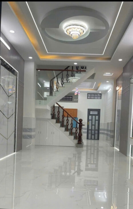 NHÀ MỚI 3 TẦNG – MẶT TIỀN KINH DOANH TRẦN THỊ CỜ – THỚI AN, Q12 – GIÁP GÒ VẤP