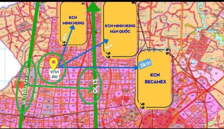 SỞ HỮU NGAY LÔ ĐẤT VỊ TRÍ ĐẸP – GIÁ TỐT Phường Minh Hưng, TX Chơn Thành, Tỉnh Bình Phước