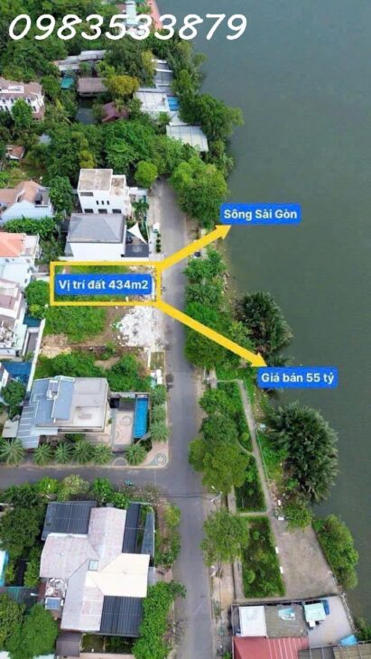 Bán đất mặt tiền đường số 10, khu bên sông Hiệp Bình Chánh, Thủ Đức – DT 15×29