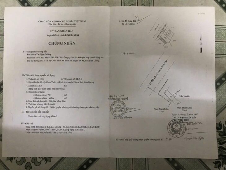 NHÀ ĐẸP – GIÁ TỐT CẦN BÁN NHANH NHÀ vị trí tại TP Dĩ An , tỉnh Bình Dương