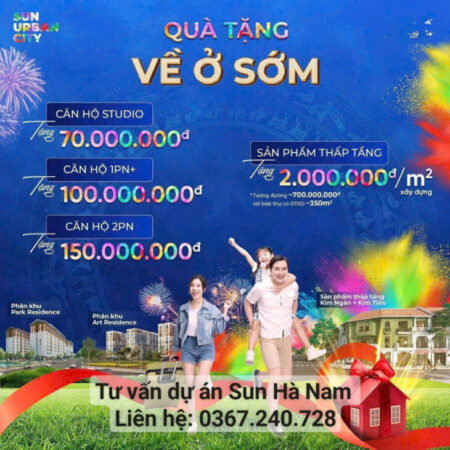 Phần 78:🌟 NHẬN NHÀ MÀ VẪN ĐƯỢC QUÀ – Chỉ có tại Sun Urban City 🌟 /-li Với ưu đãi “Về ở sớm”,