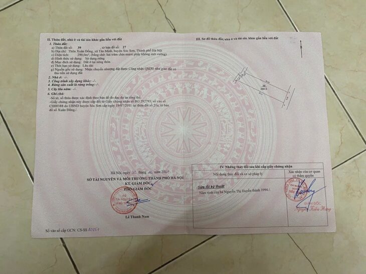 ĐẤT ĐẸP FULL THỔ CƯ – CHÍNH CHỦ BÁN NHANH Tại XUÂN ĐỒNG, TÂN MINH, SÓC SƠN