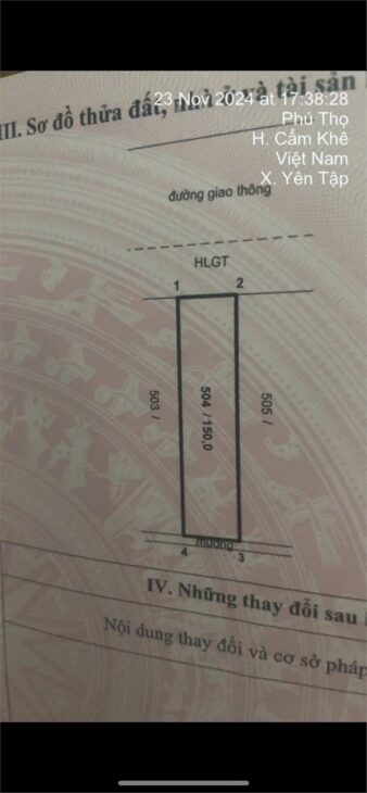 LÔ ĐẤT VỊ TRÍ ĐẸP – GIÁ TỐT sở hữu ngay lô đất tiềm năng vị trí tại Xã Phú Khê , tỉnh Phú Thọ LÔ ĐẤT VỊ TRÍ ĐẸP – GIÁ TỐT sở hữu ngay lô đất tiềm năng vị trí tại Xã Phú Khê , tỉnh Phú Thọ