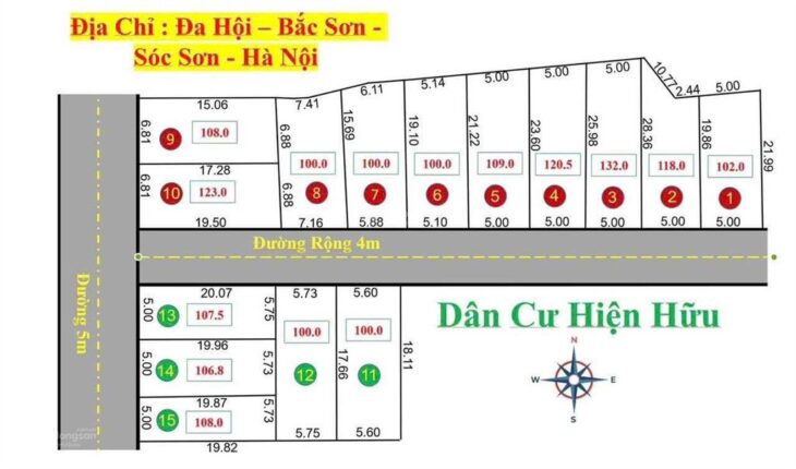 Chỉ 680 Triệu/ Lô Đất Sổ Đỏ, Full Thổ Cư tại Sóc Sơn, Hà Nội Chỉ 680 Triệu/ Lô Đất Sổ Đỏ, Full Thổ Cư tại Sóc Sơn, Hà Nội