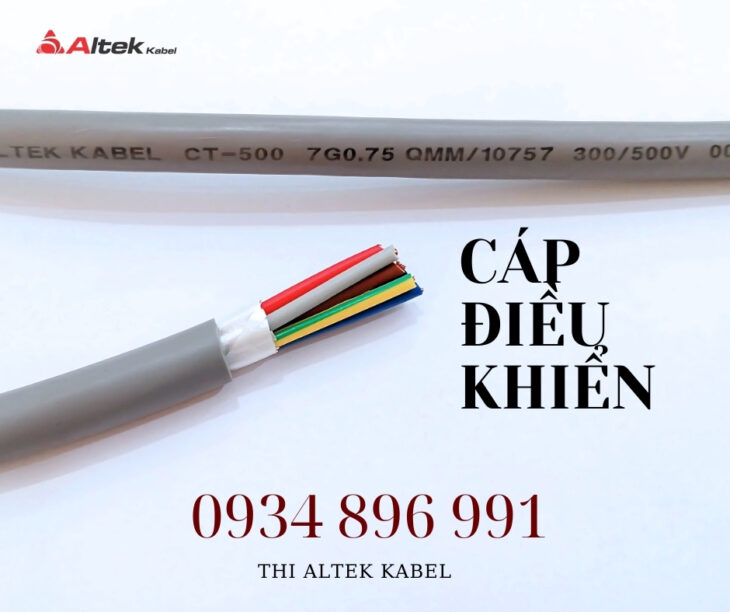 Cáp Điều Khiển 7 Lõi Altek Kabel – Có & Không Chống Nhiễu, Giá Tốt
