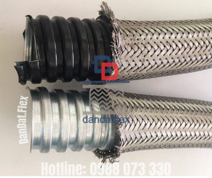 Ống Luồn Dây Điện Bọc Nhựa Bọc Lưới Inox – Ống Thép Luồn Dây Điện – Ống Ruột Gà Bọc Lưới