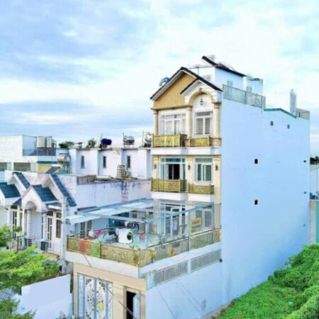 Nhà Vuông SHR 4 tầng HXH né 168m2 – Hà Huy Giáp Quận 12