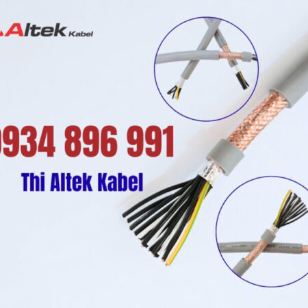 Cáp điều khiển, cáp tín hiệu 12×0.75mm2 có lưới chống nhiễu Altek Kabel Cáp điều khiển, cáp tín hiệu 12×0.75mm2 có lưới chống nhiễu Altek Kabel