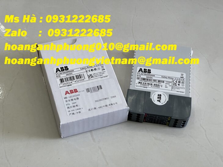 Relay an toàn nhập mới dòng ABB RT9 2TLA010029R0000