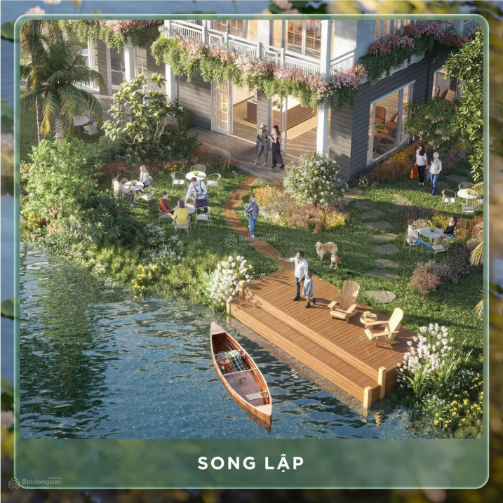 Căn biệt thự song lập phân khu biệt thự Đảo Eco Retreat giá 20 tỷ. Thanh toán tự do