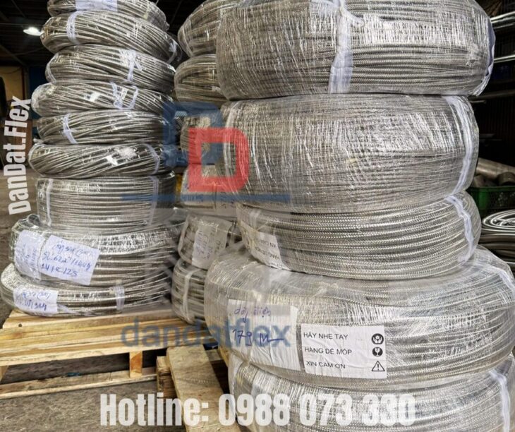 Dây Điện Bọc Lưới Inox 304 | Dây Điện Đan Lưới Chống Nhiễu | Đan Lưới Inox | Vỏ Bện Inox 304