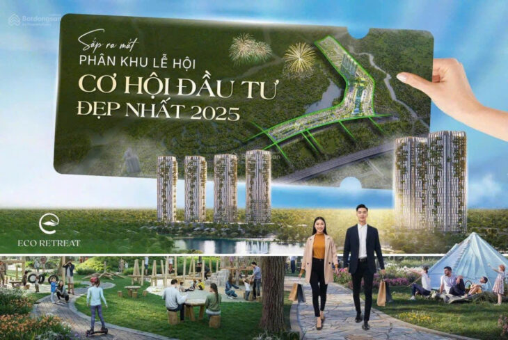 Suất ưu tiên phân khu mùa lễ hội chỉ 319 căn dự án Eco Retreat dành cho quý anh chị khách hàng.