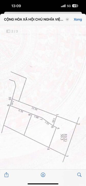 Bán nhà 50 m2 Lệ Chi – Gia Lâm, Giá 3.5 tỷ, LH 0985865658