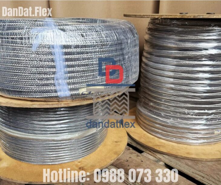 Dây Điện Bọc Lưới Inox 304 | Dây Điện Đan Lưới Chống Nhiễu | Đan Lưới Inox | Vỏ Bện Inox 304