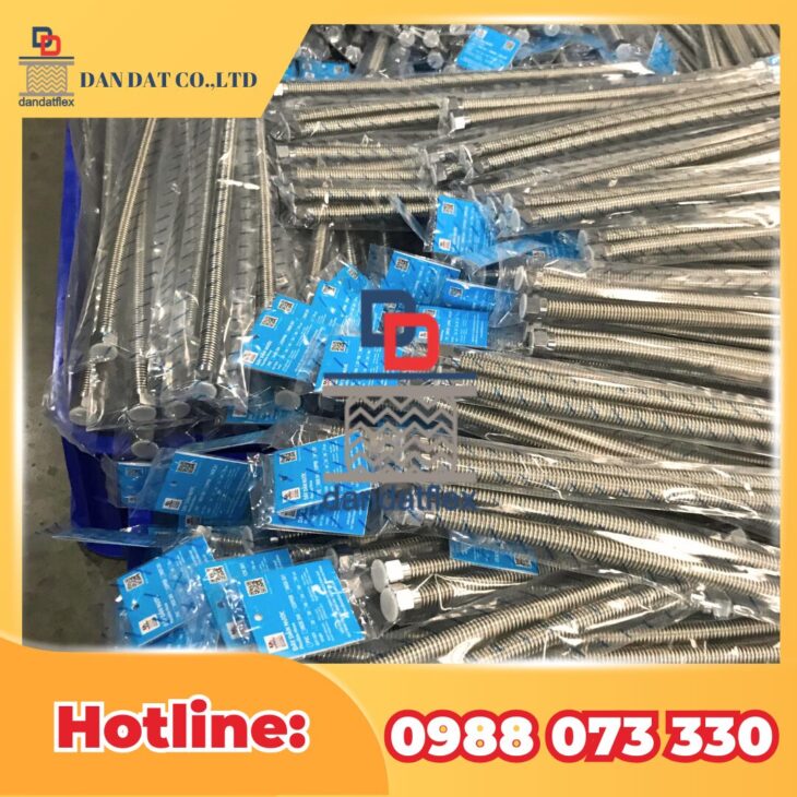 Dây dẫn nước-Dây dẫn nước mềm inox-Ống mềm dẫn nước nóng lạnh-Dây nối mềm cho bình nước nóng lạnh