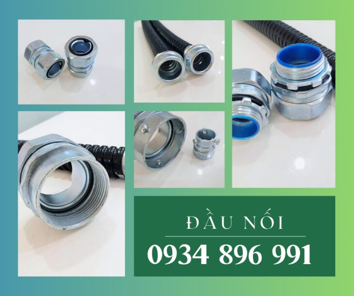 Ống Ruột Gà Lõi Thép và Đầu Nối Size phi 16, phi 32– Giao Hàng Toàn Quốc