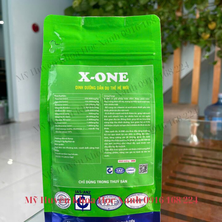 X-one dinh dưỡng dẫn dụ thế hệ mới