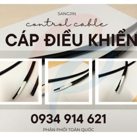 Cáp điều khiển Sangjin 2×1.25 tiêu chuẩn HQ sẵn hàng HCM