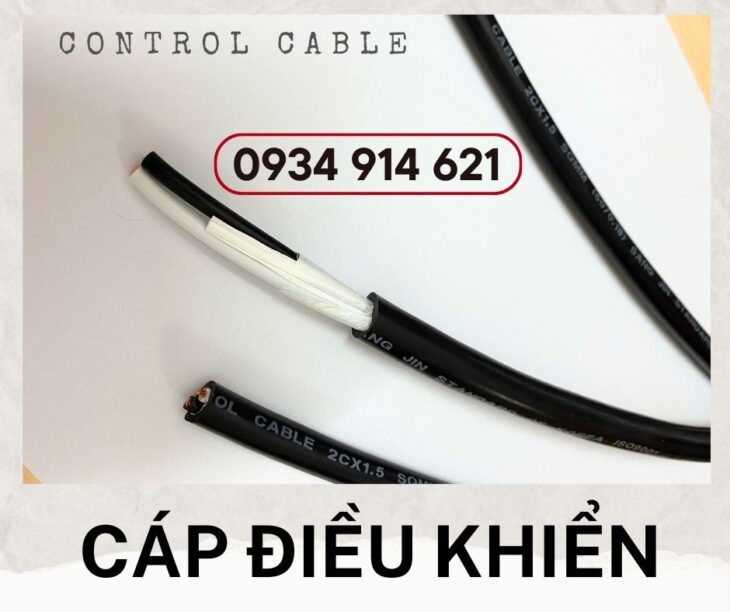 Cáp điều khiển Sangjin 2×1.25 tiêu chuẩn HQ sẵn hàng HCM