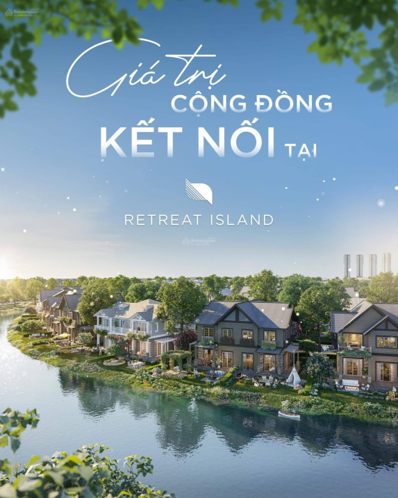 Căn biệt thự song lập phân khu biệt thự Đảo Eco Retreat giá 20 tỷ. Thanh toán tự do