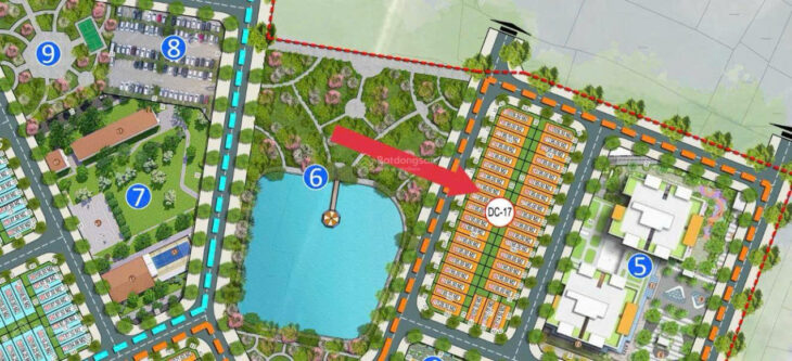 Bán lô đất đẹp DC17-11 95m², giá chỉ 1 tỷ 750 triệu Đối diện hồ điều hòa & công viên xanh Bán lô đất đẹp DC17-11 95m², giá chỉ 1 tỷ 750 triệu Đối diện hồ điều hòa & công viên xanh