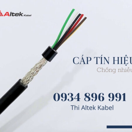 Cáp tín hiệu chống nhiễu 0.22mm² – 2, 4, 6, 8 lõi Cáp tín hiệu chống nhiễu 0.22mm² – 2, 4, 6, 8 lõi
