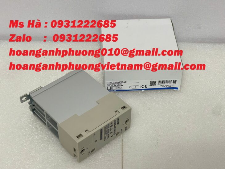Omron G3PA-420B-VD rờ le bán dẫn có tích hợp tản nhiệt – new 100%