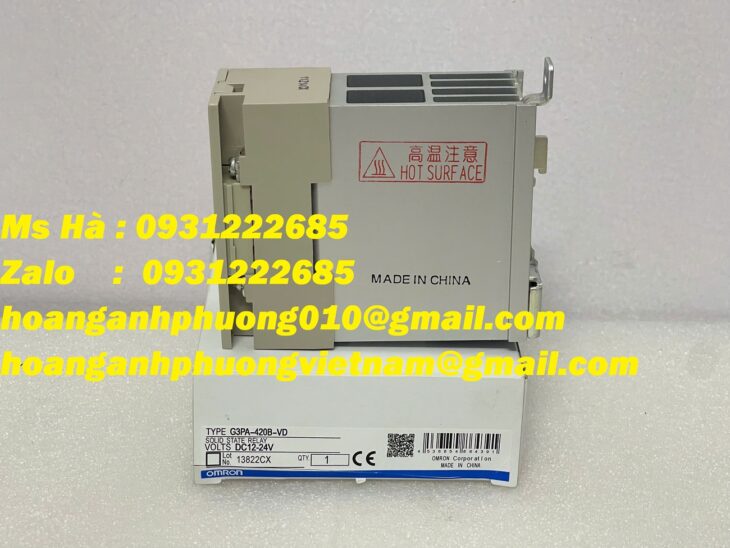 Omron G3PA-420B-VD rờ le bán dẫn có tích hợp tản nhiệt – new 100%
