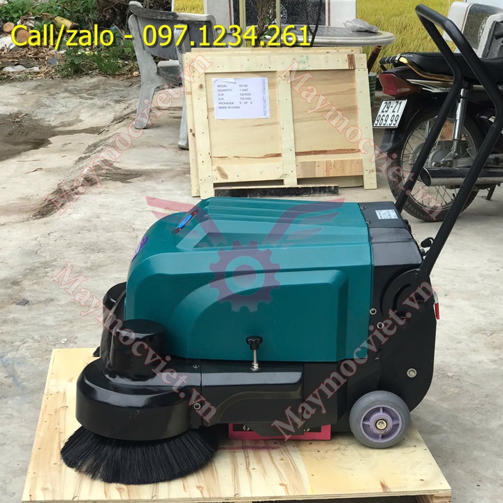 Máy quét rác đẩy tay Kraffer KF106 giá rẻ