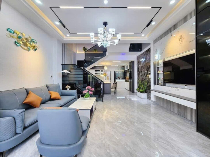 PHẠM HỮU LẦU – QUẬN 7- TẶNG FULL thiết kế bên trong – 3 TẦNG – 72M2 – 6TỶ4️