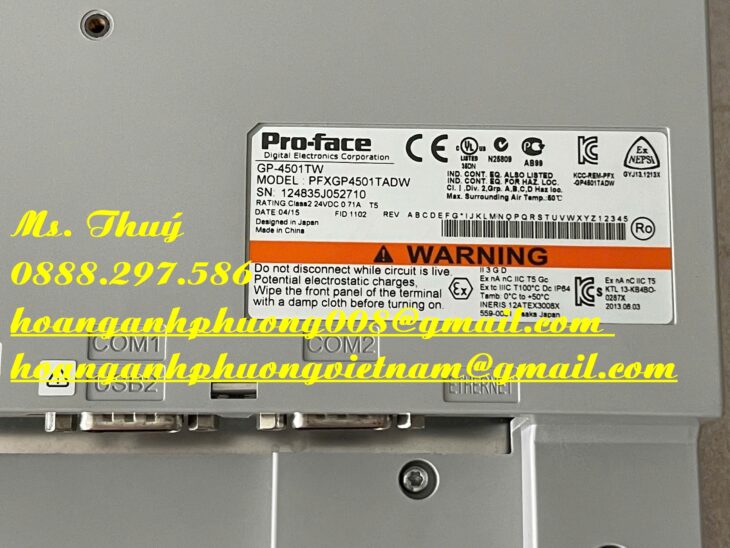 Màn hình Proface PFXGP4501TADW – Cty Hoàng Anh Phương