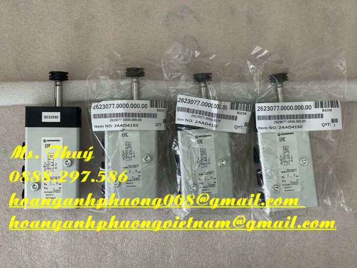 New Solenoid Vavle 2623077 Norgen – BH chính hãng