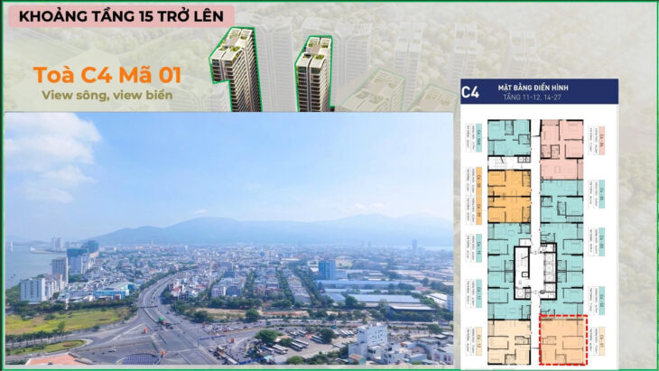 Sở hữu ngay căn hộ cao cấp chân cầu Sông Hàn, tp Đà Nẵng, vị trí siêu đắc địa, mà giá chỉ 8x tr/m2