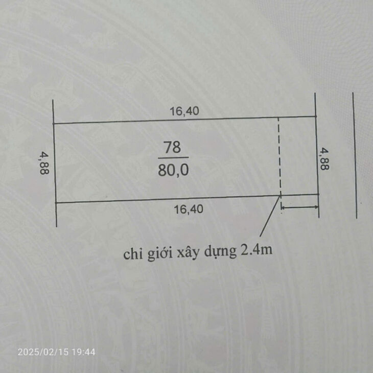 CHÍNH CHỦ GỬI BÁN – KHU ĐẤU GIÁ X2, ĐỒNG NHÂN – HẢI BỐI (Vĩnh Thanh)