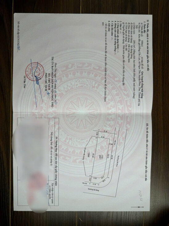 Bán đất tại Đường 32, Xã Ngọc Tảo, Phúc Thọ, Hà Nội, 50 triệu / m2, 209 m2