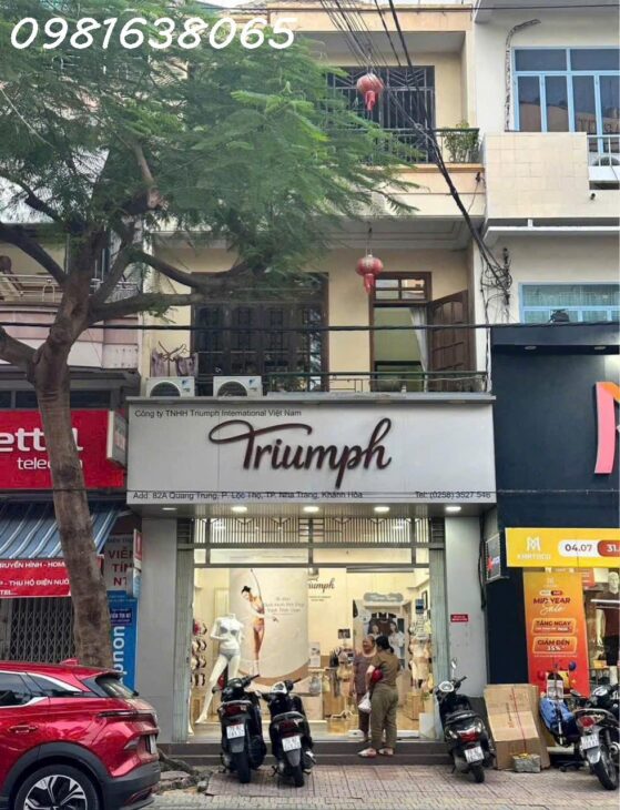 BÁN NHÀ 3 TẦNG MẶT TIỀN QUANG TRUNG – TRUNG TÂM NHA TRANG