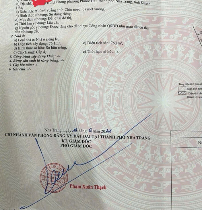 CẦN TIỀN HẠ GIÁ BÁN NHANH NHÀ OTO HẺM LÊ HỒNG PHONG, PHƯỚC HẢI, NHA TRANG.