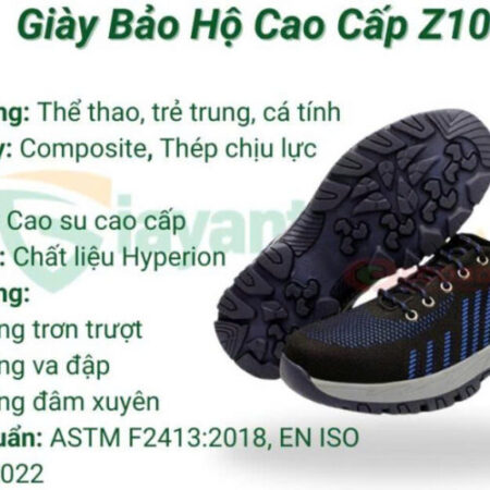 Giày bảo hộ Z100 – Trẻ trung & An toàn tối ưu