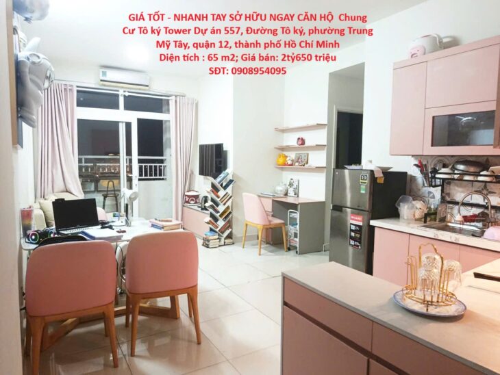 GIÁ TỐT – NHANH TAY SỞ HỮU NGAY CĂN HỘ Chung Cư Tô ký Tower Vị Trí Tại Quận 12, TP HCM