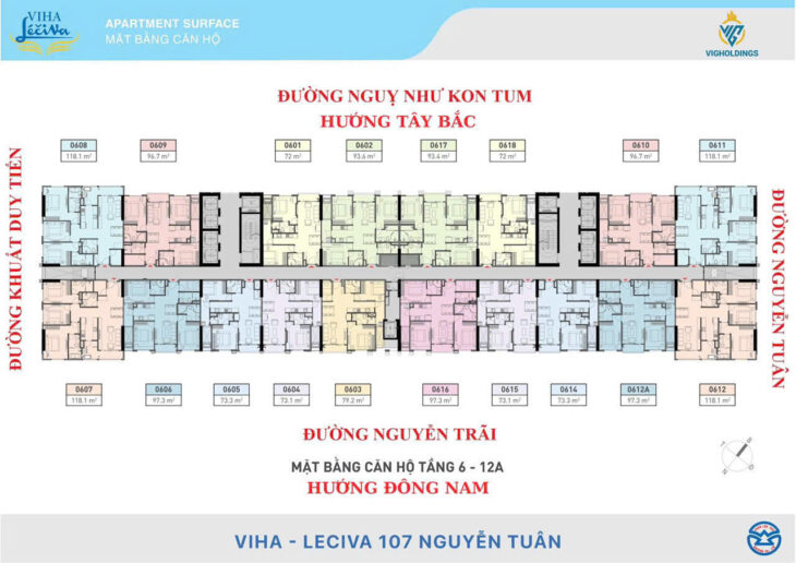 chính chủ cắt lỗ căn 2PN dự án viha Leciva 107 nguyễn tuân