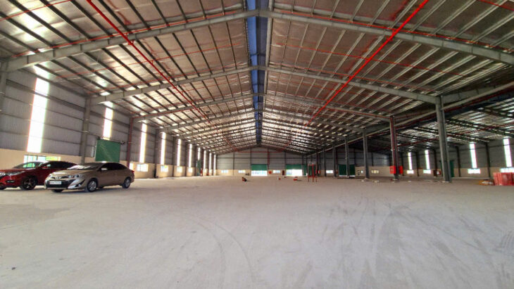 Cho thuê xưởng 2600m2 KCN Long Thành, Đồng Nai 4,4usd/m2
