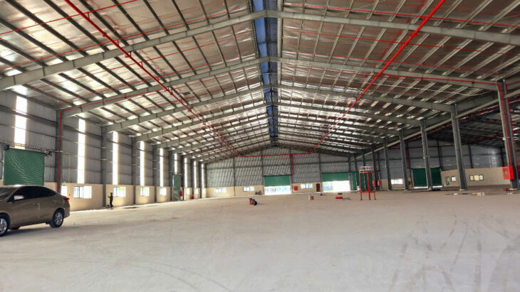 Cho thuê xưởng 2600m2 KCN Long Thành, Đồng Nai 4,4usd/m2