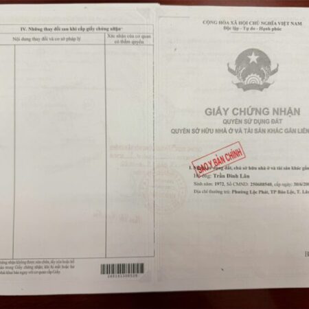 HOT !!! NHÀ Chính Chủ – Giá Tốt – Cần Bán Nhà Tại TĐC Phạm Ngọc Thạch, P Lộc Phát , Bảo Lộc