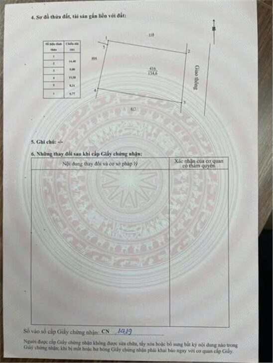 ĐẤT CHÍNH CHỦ – MẶT TIỀN Đường Trục Chính Thôn Lai Ổn, Xã An Quý, Quỳnh Phụ, Thái Bình