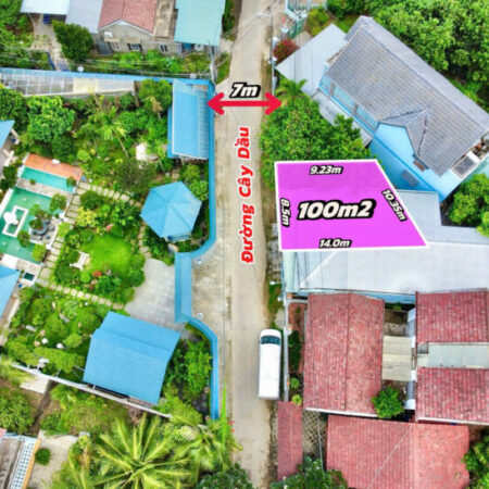 BÁN LÔ ĐẤT NGANG 8m5 TẶNG KÈM 3 PHÒNG TRỌ ĐƯỜNG CÂY DẦU RỘNG 7m, DIÊN KHÁNH.