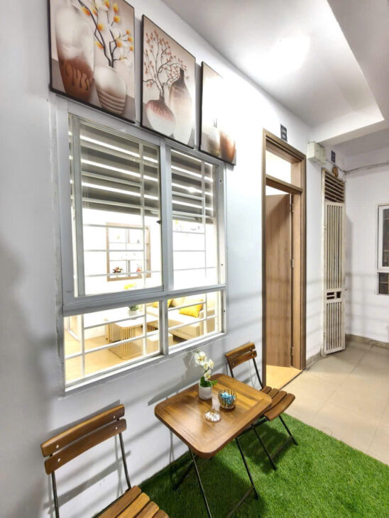 Căn ccmn Nguyễn Trãi- Ngã Tư Sở tầng 2, 52 m, 2 ngủ, 1 khách , 1 bếp.Tất cả các phòng đều có cửa sổ