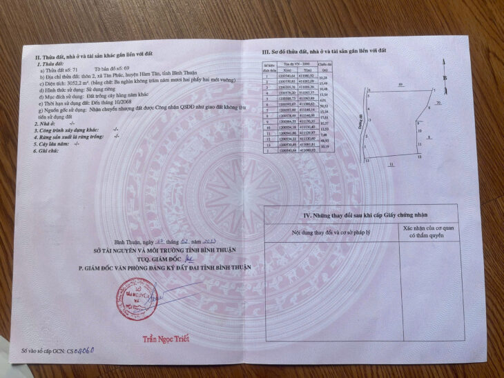 ĐẤT ĐẸP – GIÁ ĐẦU TƯ –CHÍNH CHỦ BÁN 2 LÔ ĐẤT Tại QLA, Xã Tân Phúc, Huyện Hàm Tân, Bình Thuận
