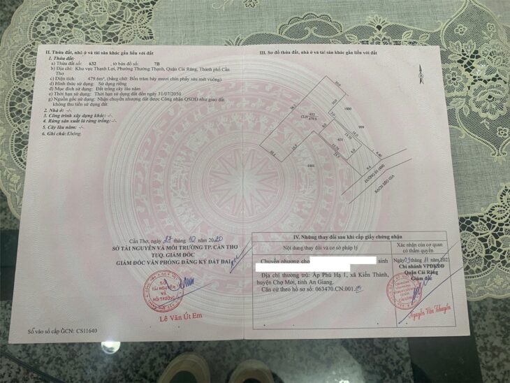 CHÍNH CHỦ Cần Bán NHÀ VÀ ĐẤT Mặt Tiền Đường Rạch Xẻo Da, Phường Thường Thạnh, Cái Răng, Cần Thơ