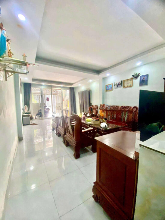 BÁN NHÀ 3 TẦNG SHR 4,5 X 22M TÂN CHÁNH HIỆP, Q12 HẺM 6M XE HƠI GẦN GÒ VẤP