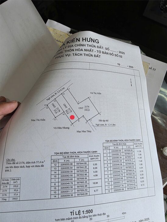 SIÊU PHẨM F0 – LÔ ĐẤT ĐẸP HÒA NHẤT, KIẾN HƯNG – Ô TÔ VÀO TẬN NHÀ – GIÁ CHỈ 1,X TỶ – ZALO 0567 222